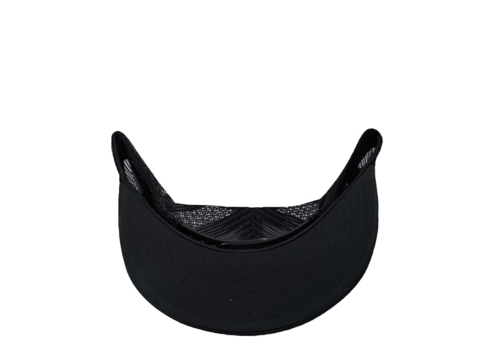 John Deere Quality Farm Black Trucker Snapback Cap