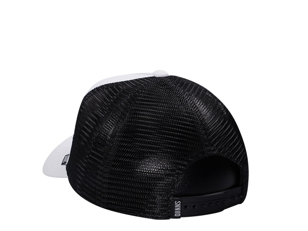 Djinns Jersey Patch White Trucker Snapback Cap