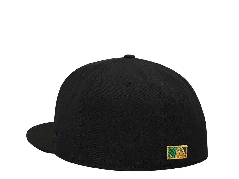 New Era Texas Rangers Arlington Stadium Black Dome Metallic Edition 59Fifty Fitted Cap
