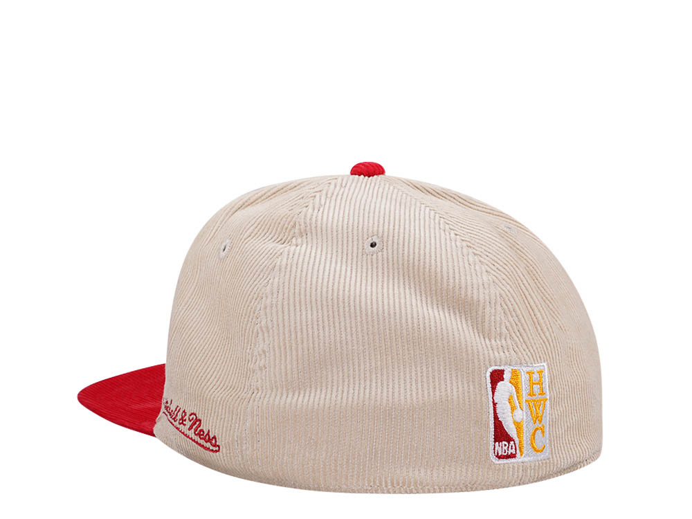 Mitchell & Ness Atlanta Hawks All Star 2003 Two Tone Hardwood Classic Cord Edition Dynasty Fitted Cap