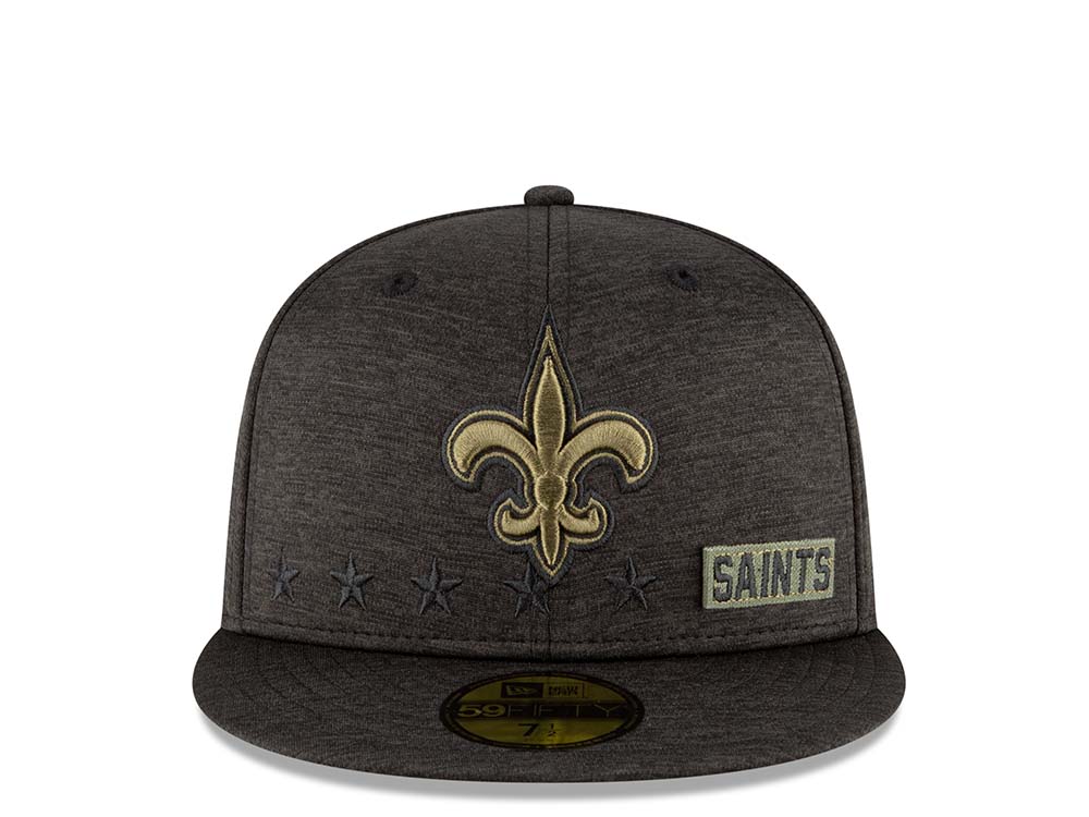 New Era New Orleans Saints Salute to Service 2020 Fitted 59Fifty Cap