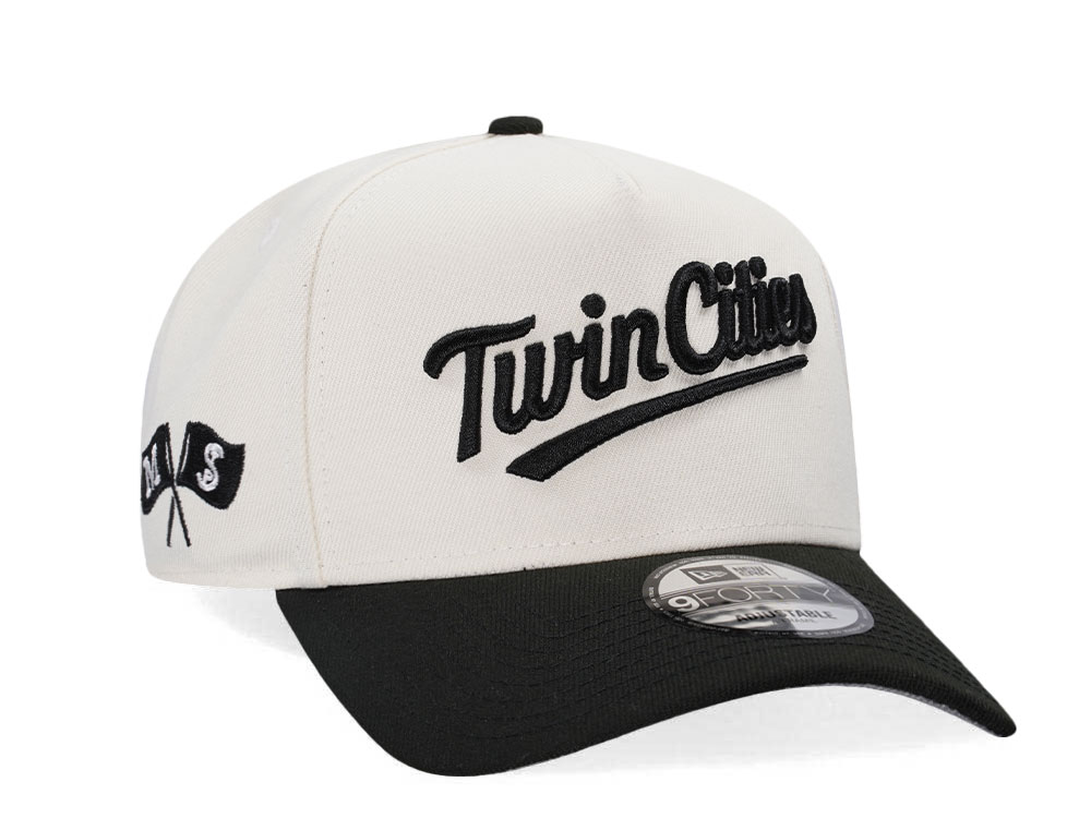 New Era Minnesota Twins Twin Cities Chrome Two Tone Edition 9Forty A Frame Snapback Cap