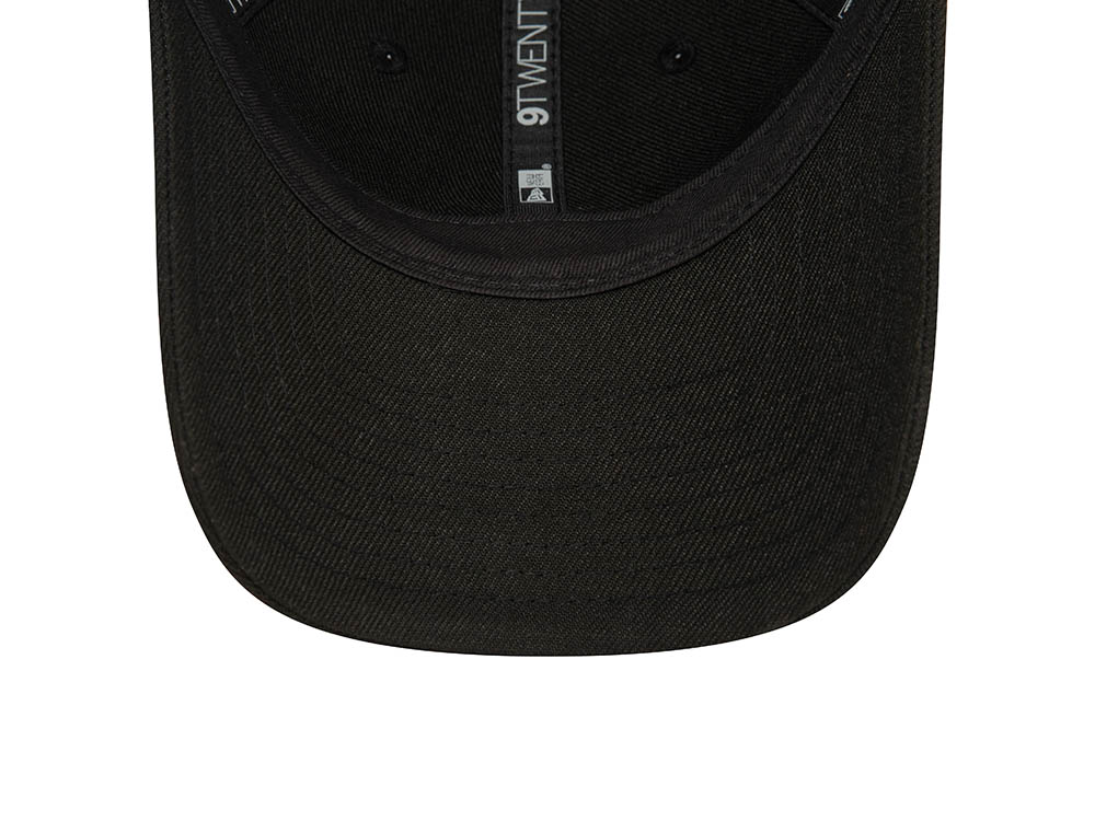 New Era Classic Logo Black and White 9Twenty Strapback Cap
