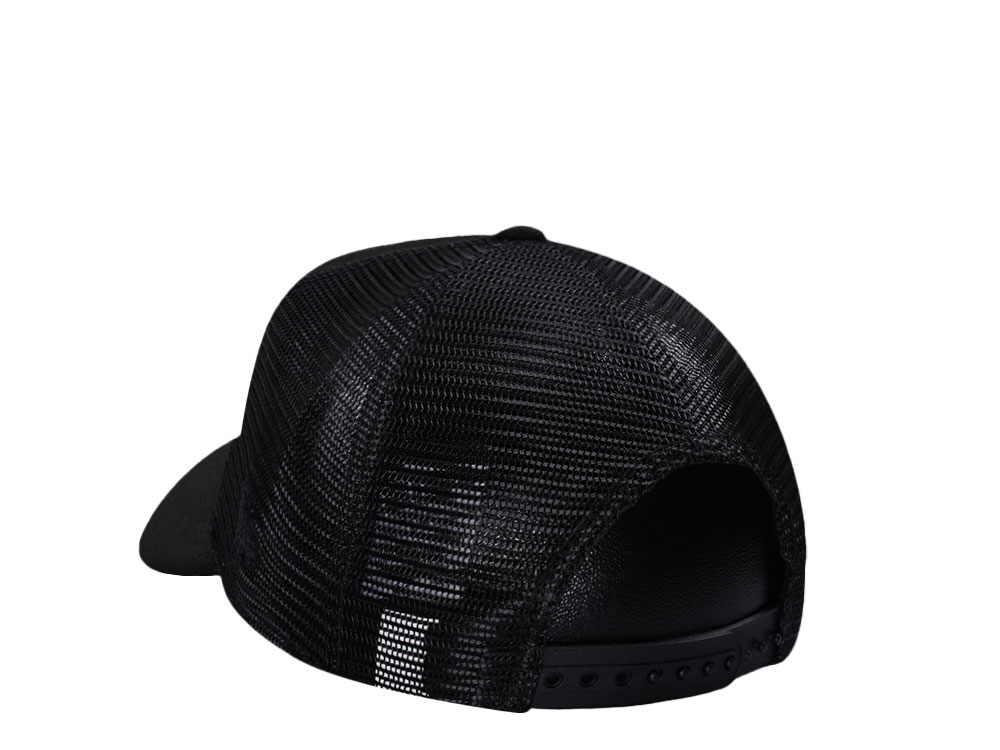 New Era Kansas City Chiefs Black Foam Trucker 9Forty A Frame Snapback Cap
