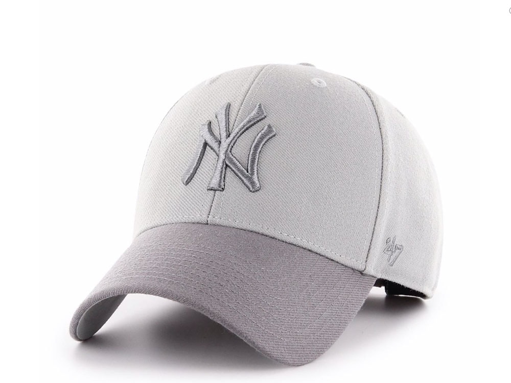 47Brand New York Yankees Steel Grey Classic Snapback Cap