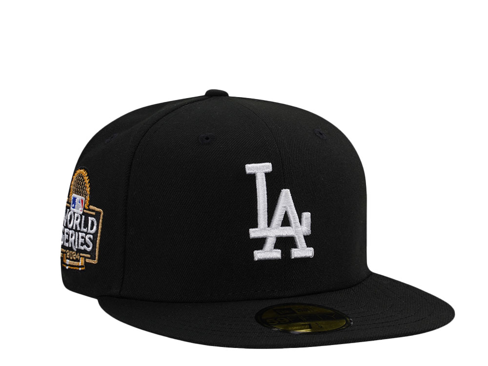 New Era Los Angeles Dodgers World Series 2024 Black Edition 59Fifty Fitted Cap