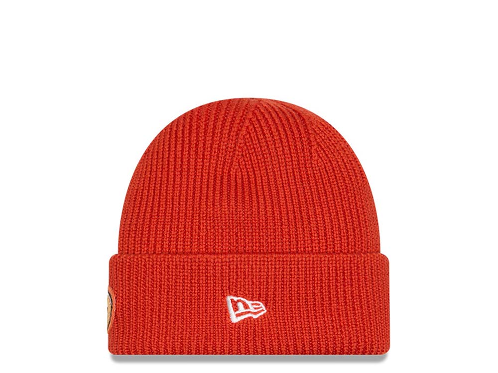 New Era Anaheim Ducks Skull Knit Orange Knit