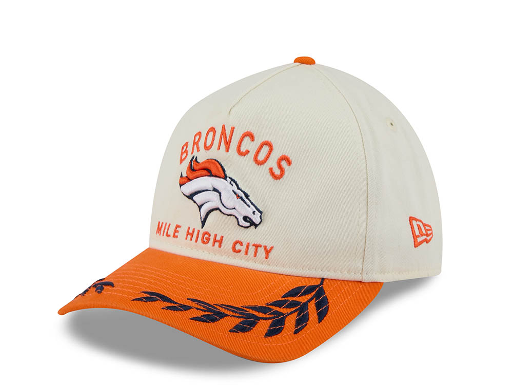 New Era Denver Broncos 2025 Draft Edition 9Twenty A Frame Strapback Cap