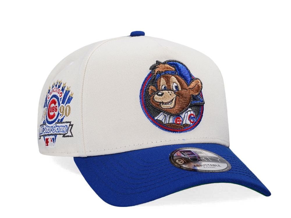 New Era Chicago Cubs All Star Game 1990 Chrome Two Tone Edition 9Forty A Frame Snapback Cap