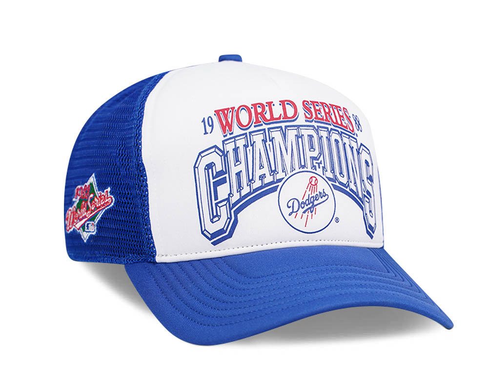 47Brand Los Angeles Dodgers BCPTN World Series Royal Foam Champ Offside Trucker Snapback Cap