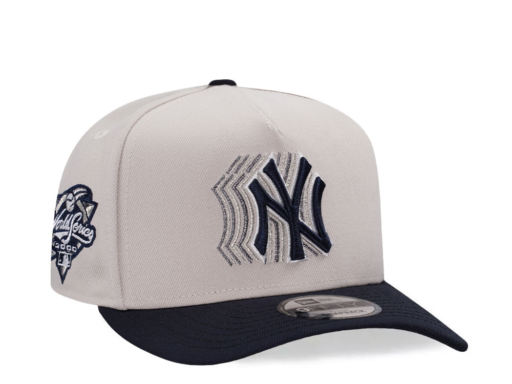 New Era New York Yankees World Series 2000 Cascading Stone Two Tone Edition 9Fifty A Frame Snapback Cap
