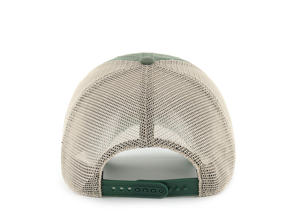 47Brand Oakland Athletics Bottle Green Four Stroke Edition Trucker Clean Up Snapback Cap