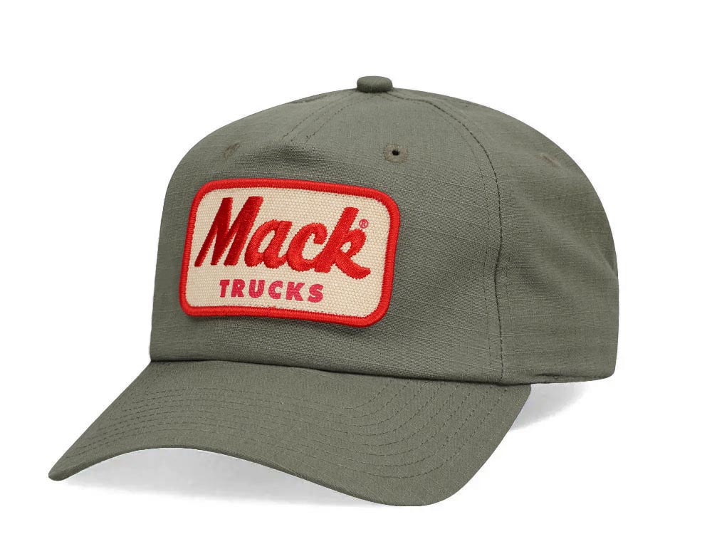 American Needle Mack Trucks Olive Dadhat Snapback Cap