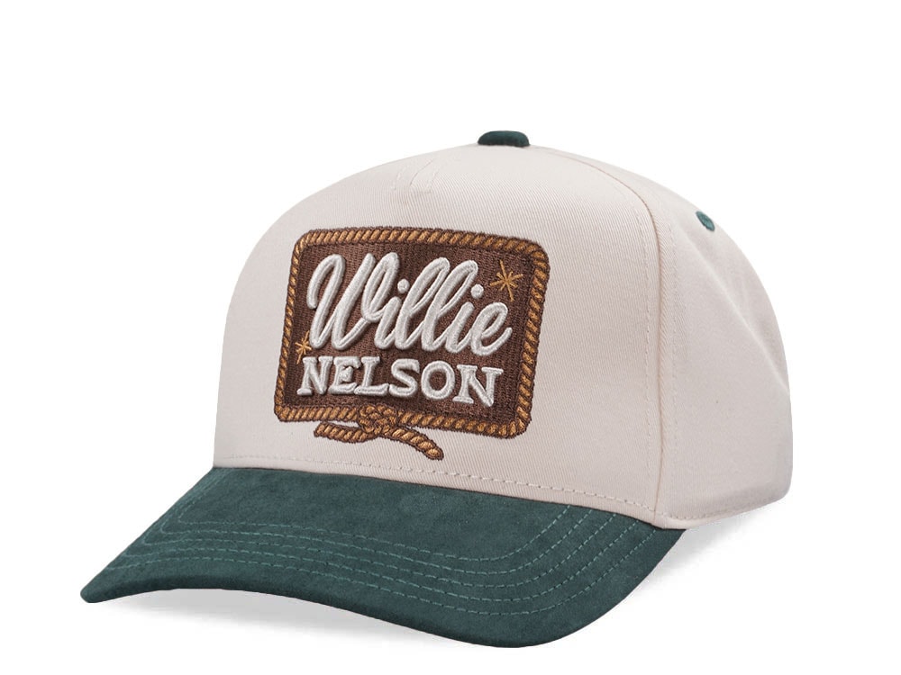 American Needle Willie Nelson Ivory Wrangler Edition Snapback Cap