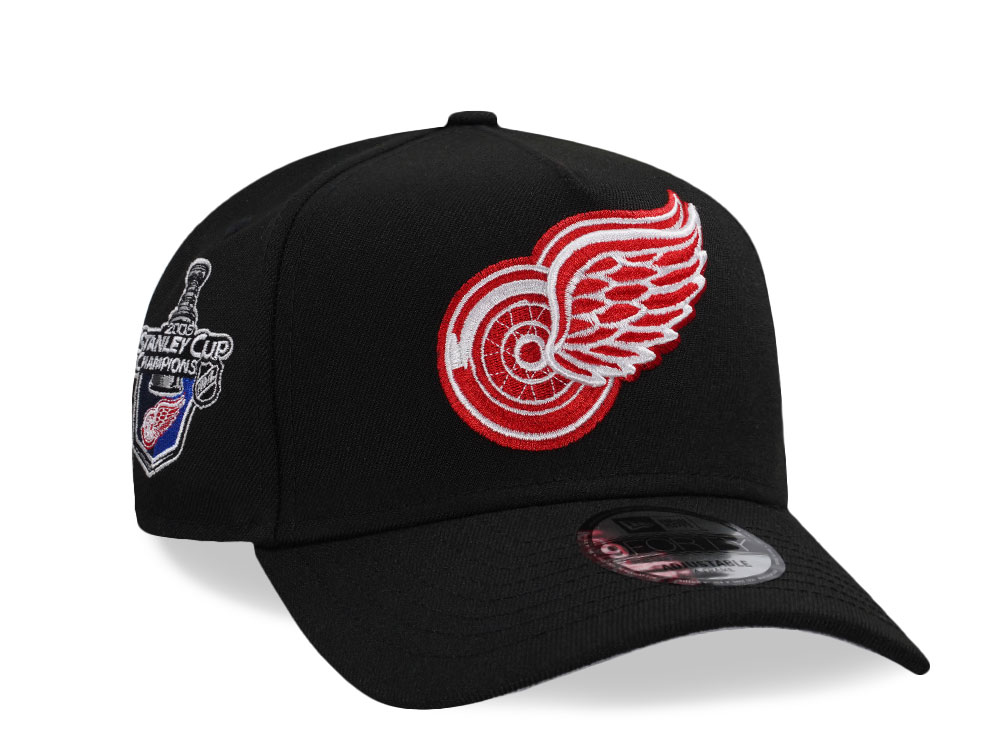 New Era Detroit Red Wings Stanley Cup Champions 2010 Black Edition 9Forty A Frame Snapback Cap