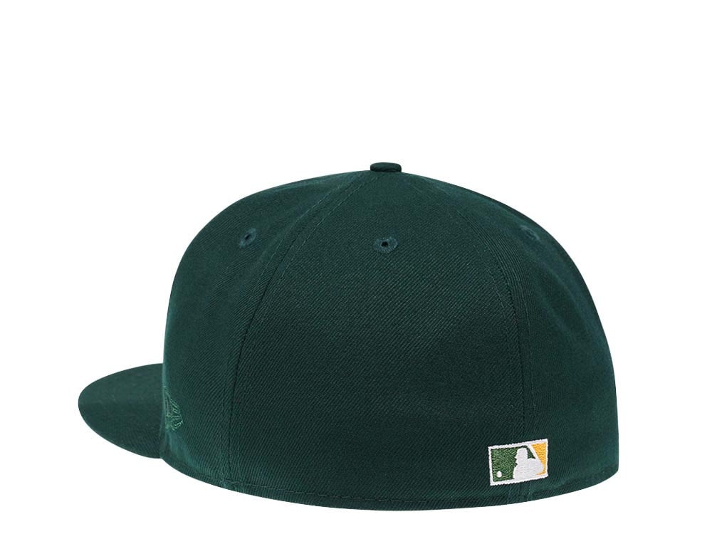 New Era Oakland Athletics 40th Anniversary Dark Green Color Team Edition 59Fifty Fitted Cap