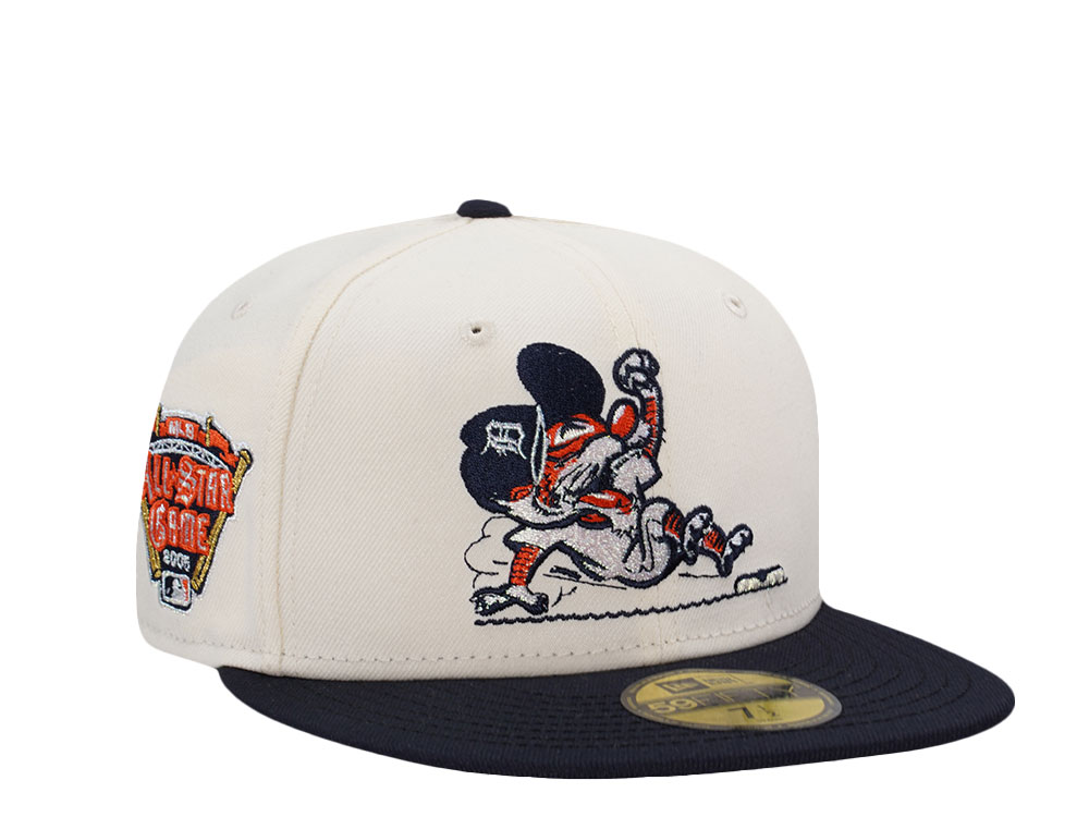 New Era Detroit Tigers All Star Game 2005 Chrome Two Tone Edition 59Fifty Fitted Cap