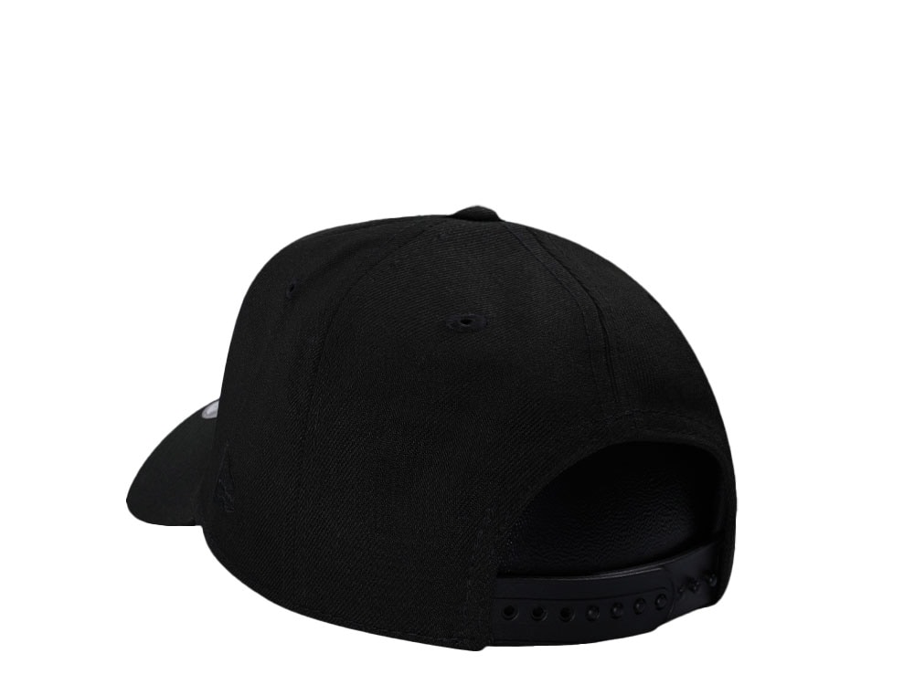 New Era Oakland Athletics 50th Anniversary Black On Black 9Forty A Frame Snapback Cap