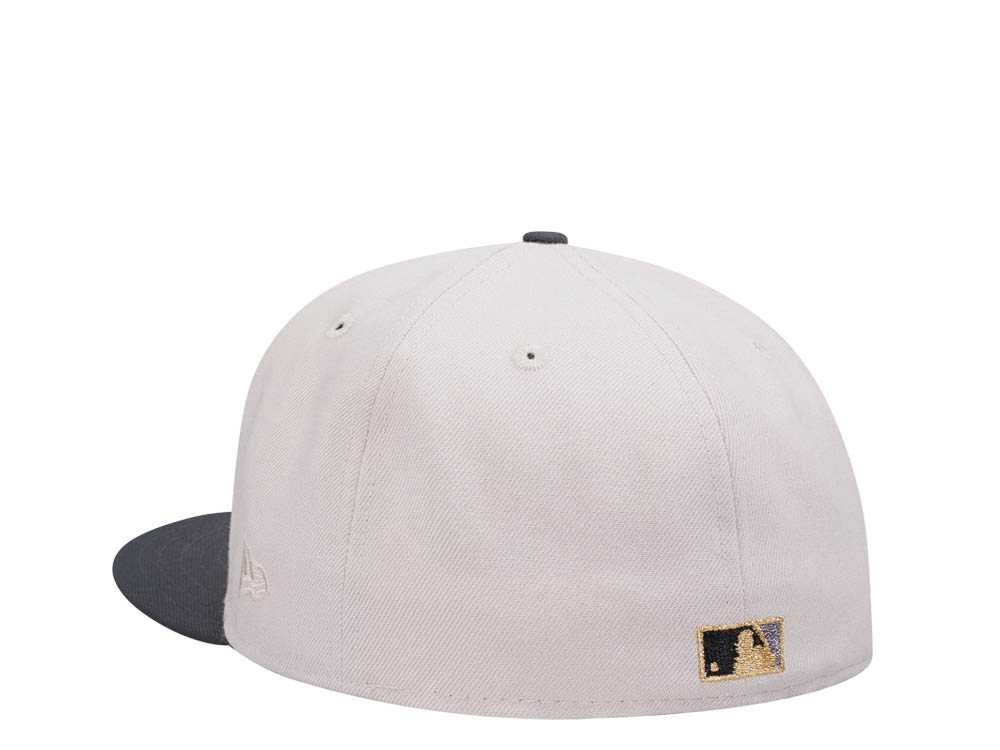 New Era Seattle Mariners 20th Anniversary Stone Gold Two Tone Edition 59Fifty Fitted Cap