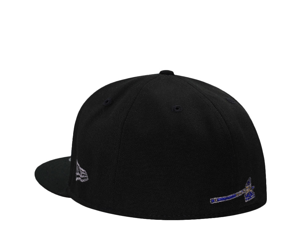 New Era Atlanta Braves 30th Anniversary Tomahawk Black Edition 59Fifty Fitted Cap