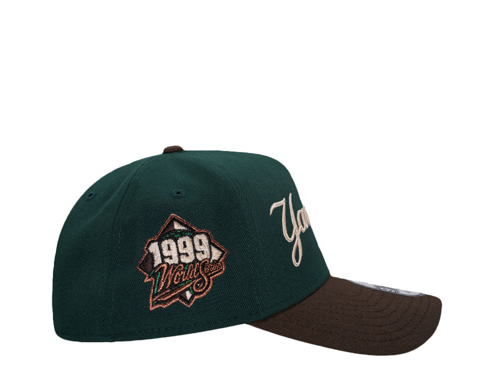 New Era New York Yankees World Series 1999 Script Two Tone 9Forty A Frame Snapback Cap
