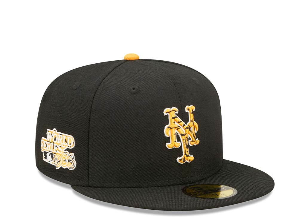 New Era New York Mets Tiger Infill 1986 World Series 59Fifty Fitted Cap