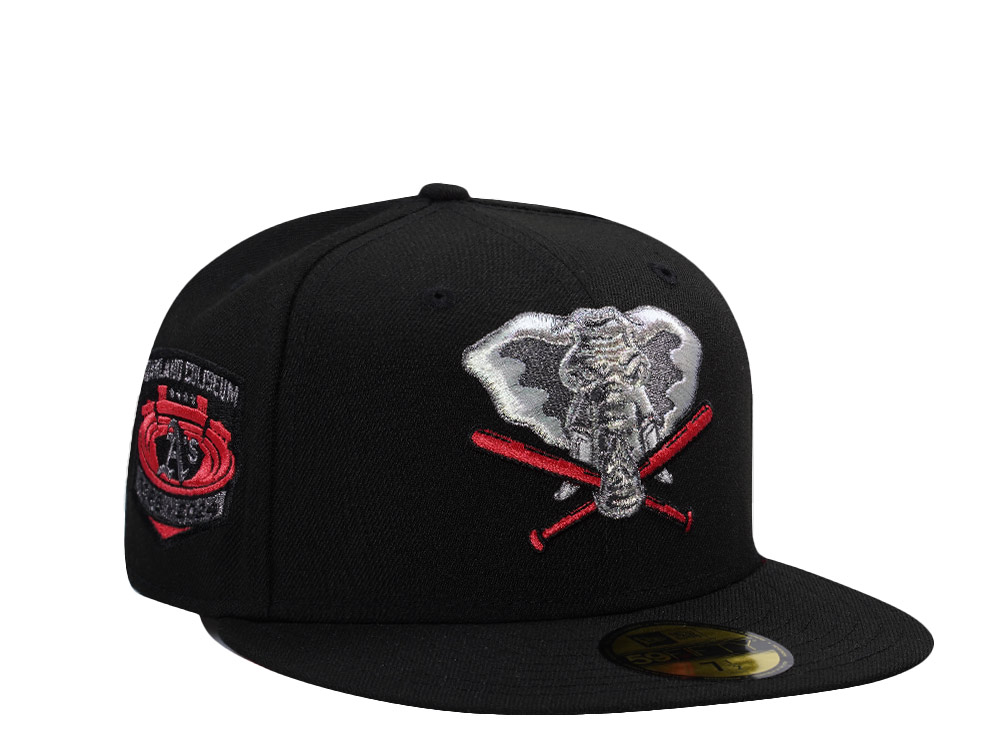 New Era Oakland Athletics Coliseum Black Prime Edition 59Fifty Fitted Cap