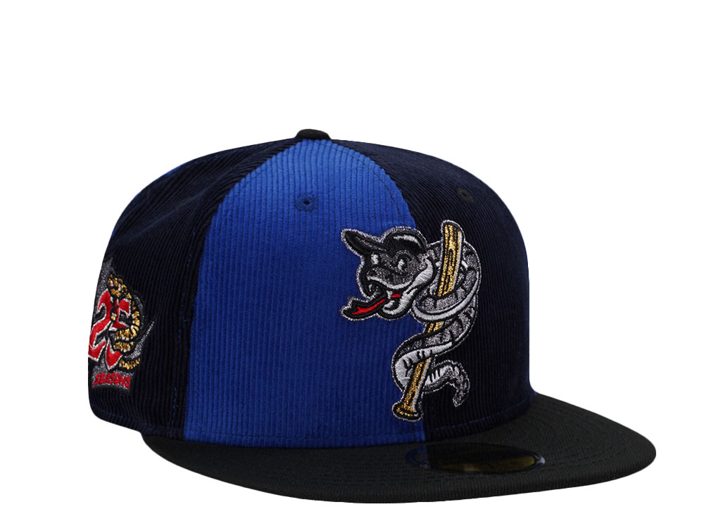 New Era Wisconsin Timber Rattlers 25 Seasons Corduroy Pinwheel Edition 59Fifty Fitted Cap