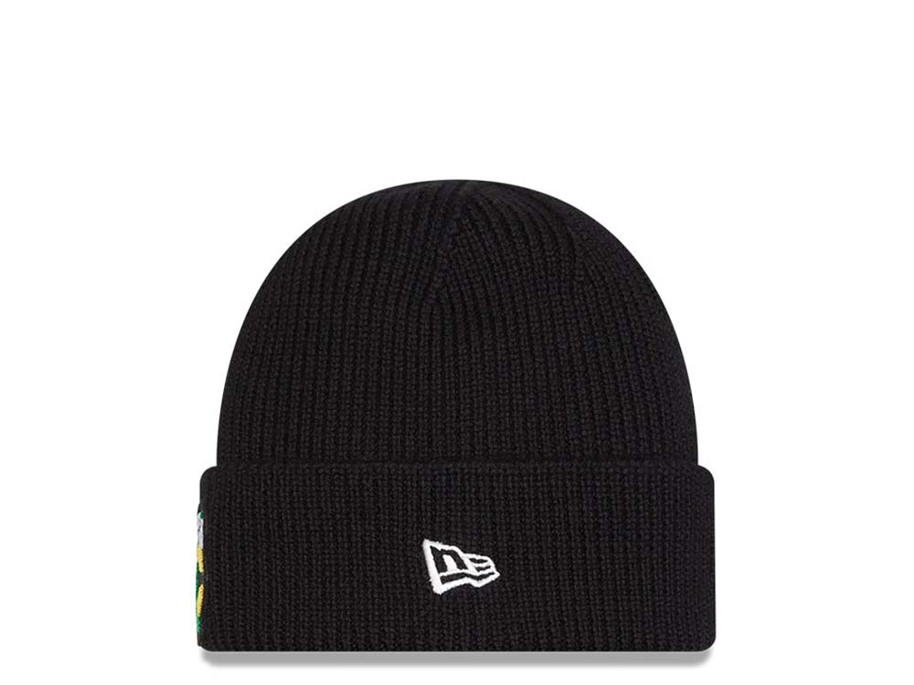 New Era Chicago Blackhawks Skull Knit Black Knit
