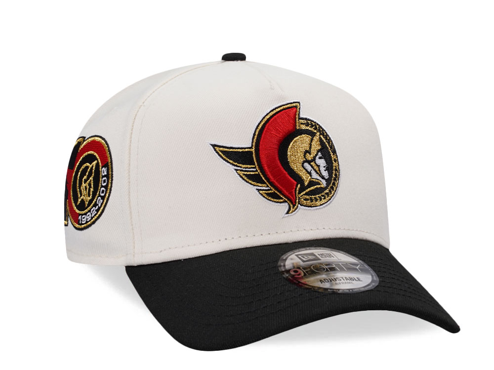 New Era Ottawa Senators 10th Anniversary Chrome Two Tone Edition 9Forty A Frame Snapback Cap