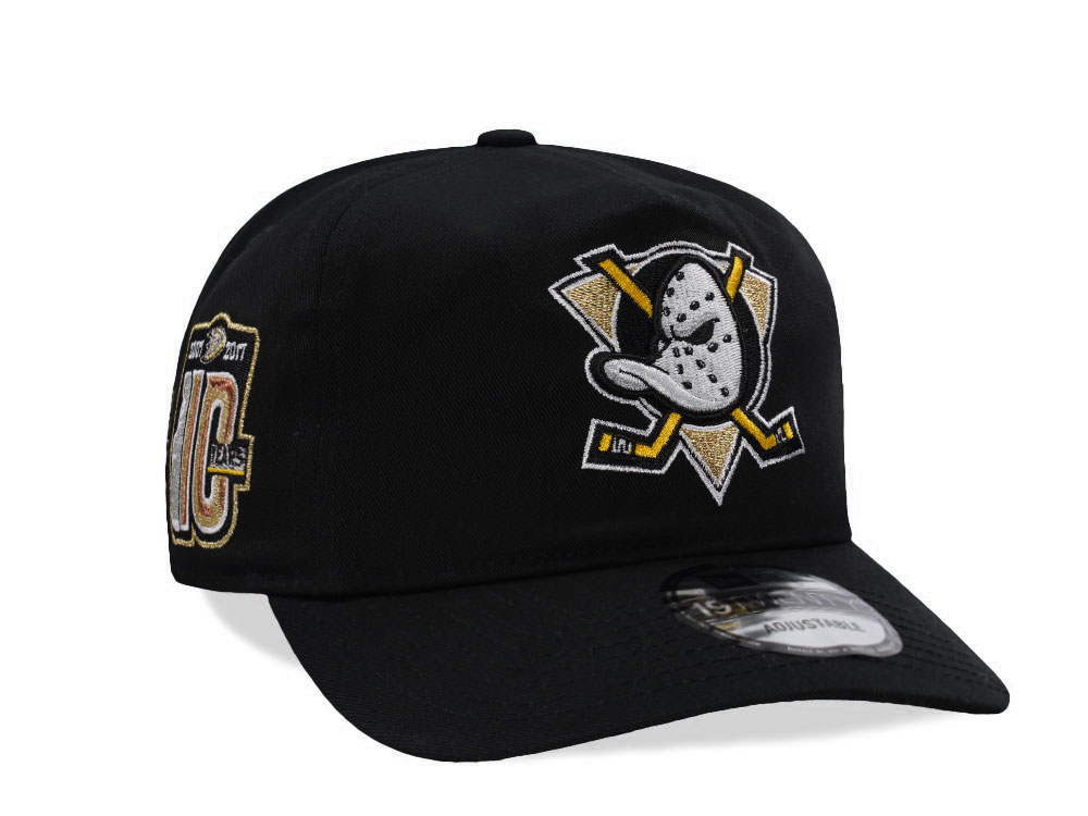 New Era Anaheim Ducks 10th Anniversary Black Prime Edition 19Twenty Snapback Cap