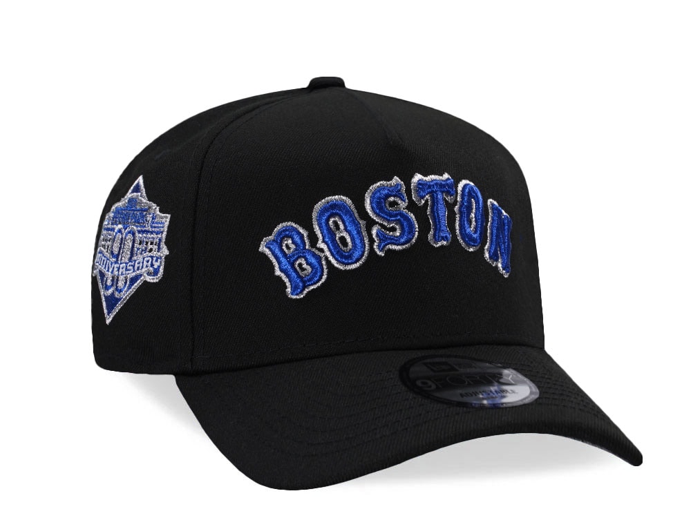 New Era Boston Red Sox Fenway Park 90th Anniversary Black Prime Edition 9Forty A Frame Snapback Cap