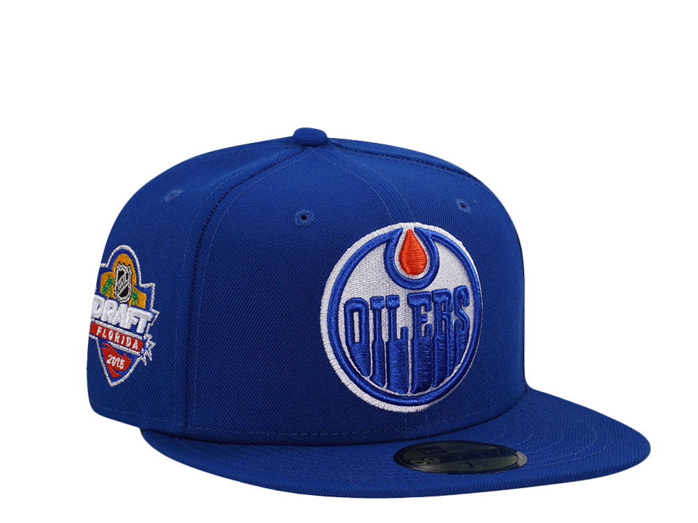 New Era Edmonton Oilers Draft 2015 Legacy Edition 59Fifty Fitted Cap