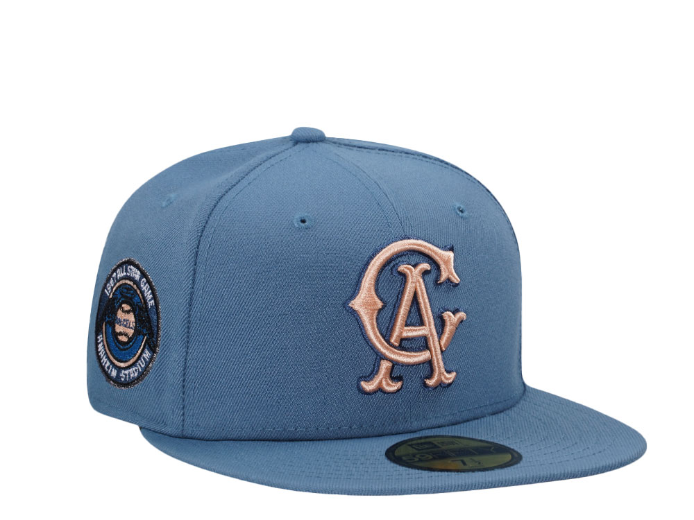 New Era California Angels All Star Game 1967 Indigo Peach Edition 59Fifty Fitted Cap