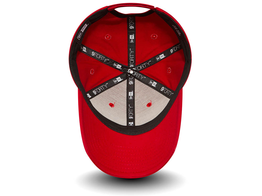 New Era Basic Scarlet Red 9Forty Strapback Cap