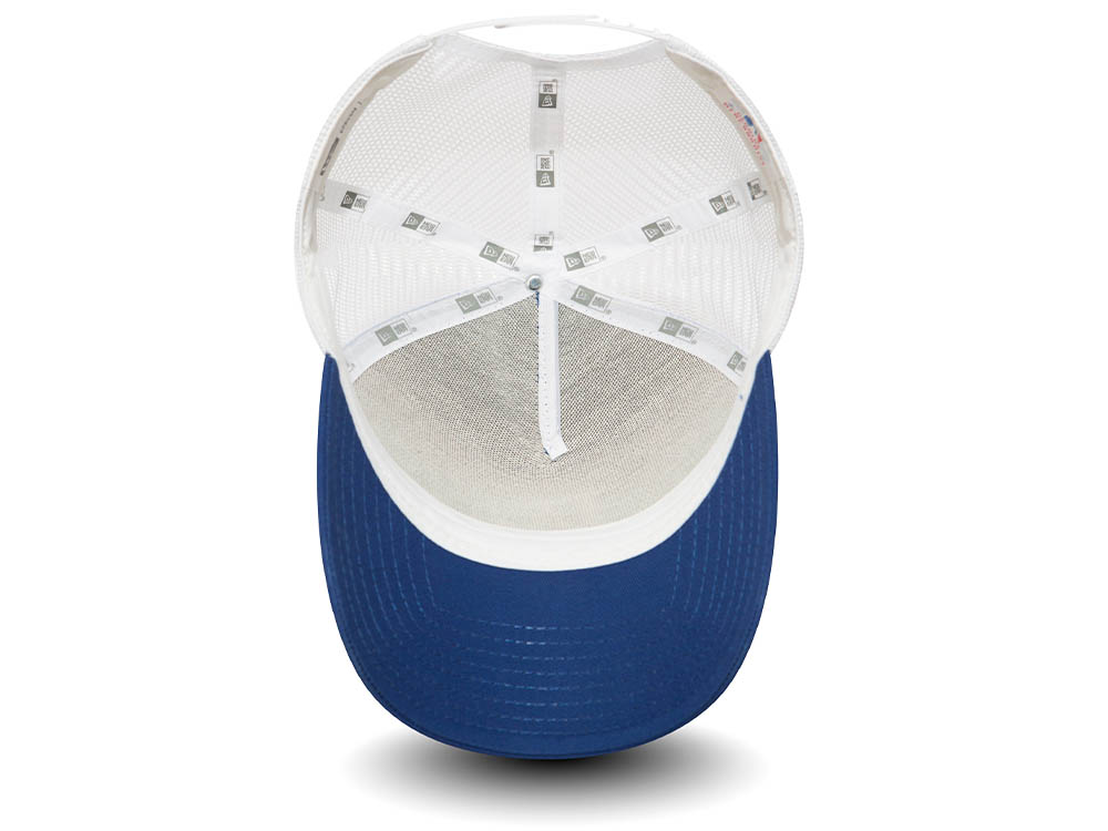 New Era Los Angeles Dodgers League Essential Blue 9Forty A Frame Trucker Snapback Cap