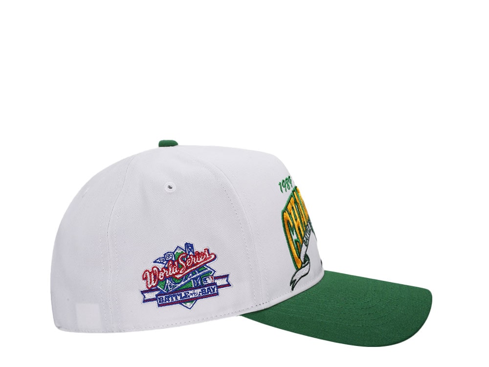 47Brand Oakland Athletics World Series 1989 White Arch Champions Hitch Snapback Cap