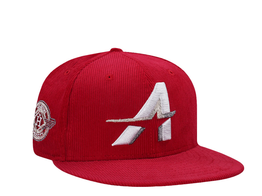 New Era Houston Astros Spacecity Red Corduroy Prime Edition 59Fifty Fitted Cap
