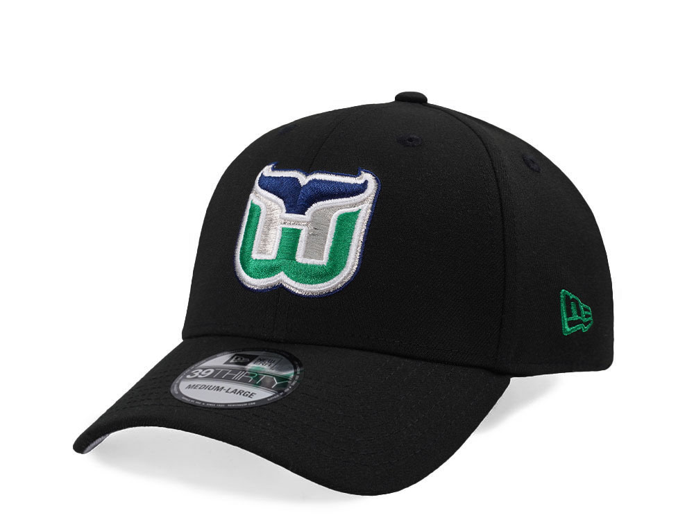New Era Hartford Whalers Classic Black Prime Edition 39Thirty Stretch Cap