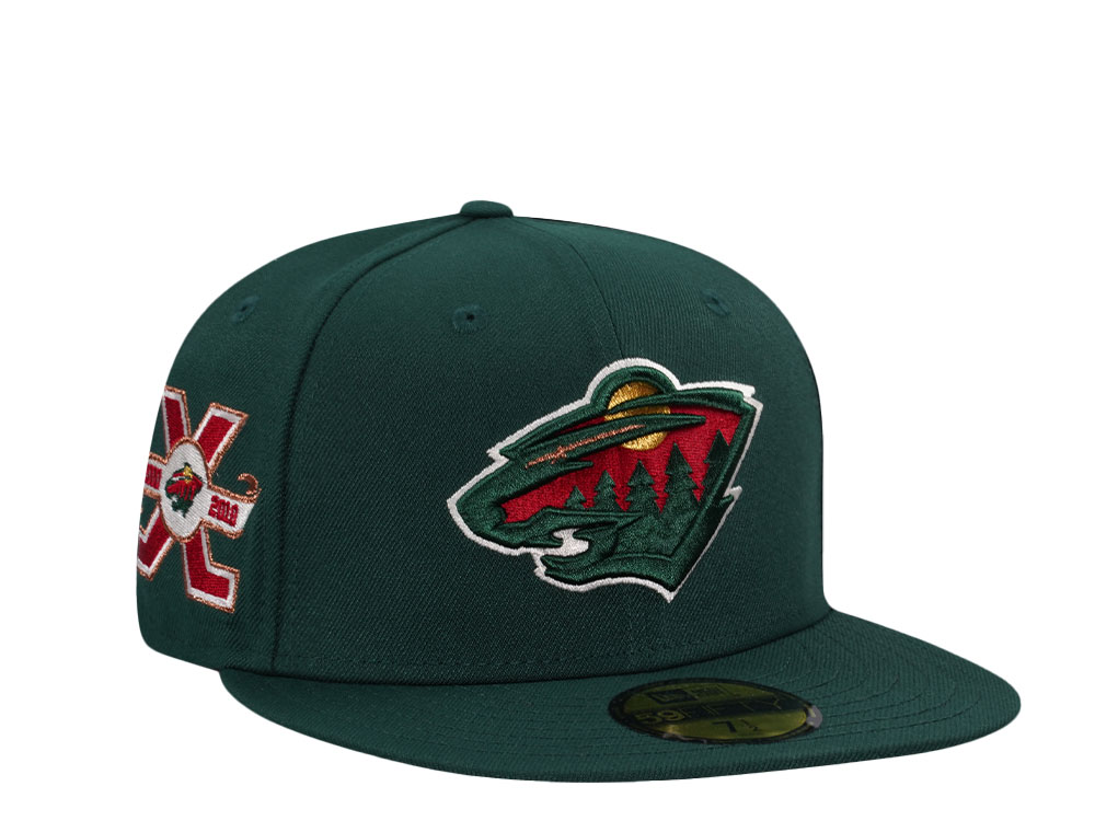 New Era Minnesota Wild 10th Anniversary Green Prime Edition 59Fifty Fitted Cap