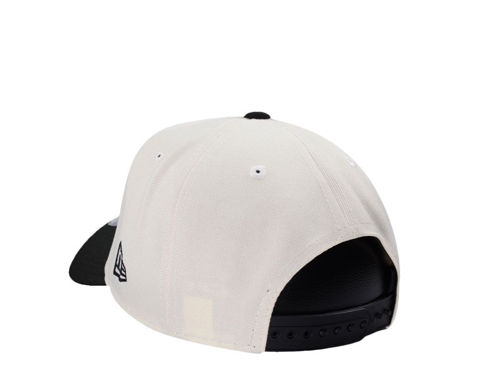 New Era Detroit Lions Chrome Black Two Tone Edition 9Forty A Frame Snapback Cap