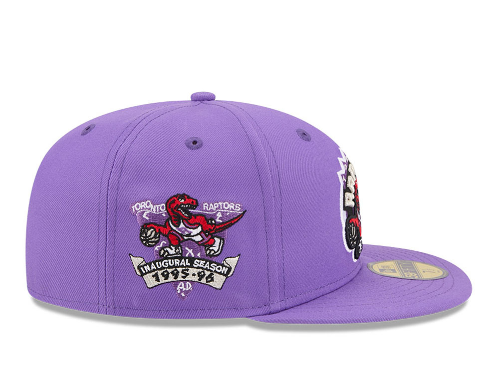 New Era Toronto Raptors HWC Inaugural Season Purple 59Fifty Fitted Cap