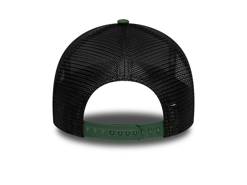 New Era Barcelona Fc Seasonal Dark Green Prime Edition 9Forty A Frame Trucker Snapback Cap