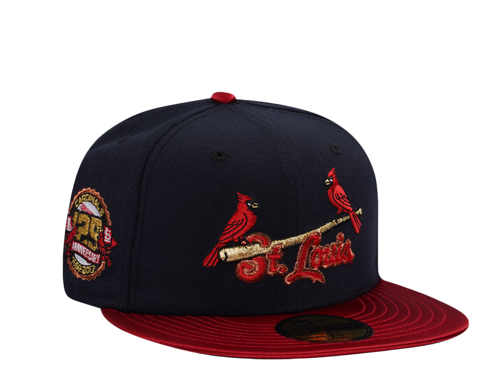 New Era St. Louis Cardinals 125th Anniversary Satin Brim Two Tone Edition 59Fifty Fitted Cap