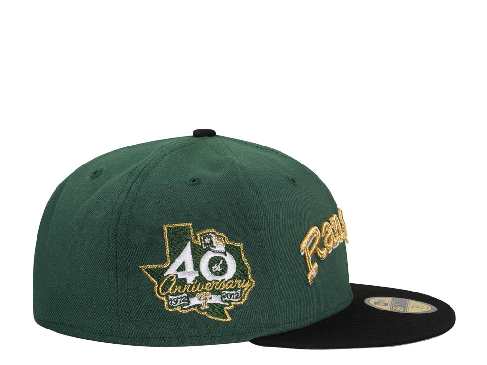 New Era Texas Rangers 40th Anniversary Golden Script Two Tone Edition 59Fifty Fitted Cap