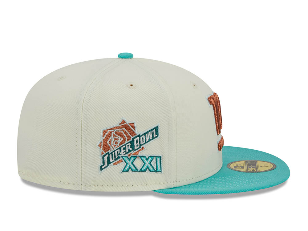 New Era New York Giants Super Bowl XXI Two Tone City Icon 59Fifty Fitted Cap
