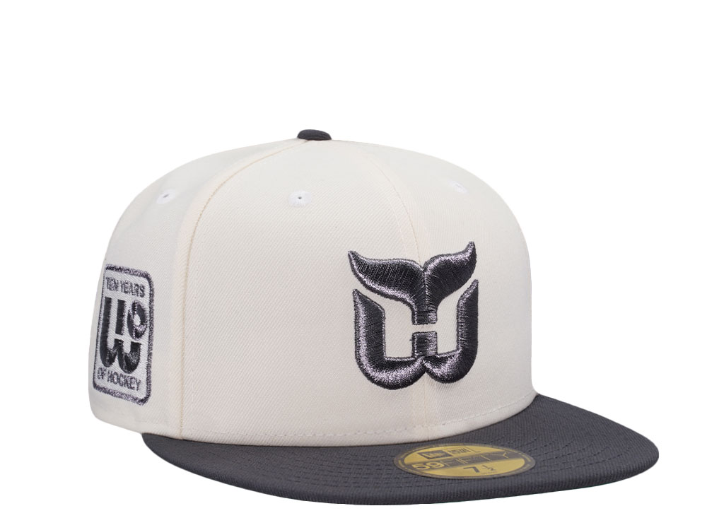 New Era Hartford Whalers 10th Anniversary Chrome Two Tone Edition 59Fifty Fitted Cap