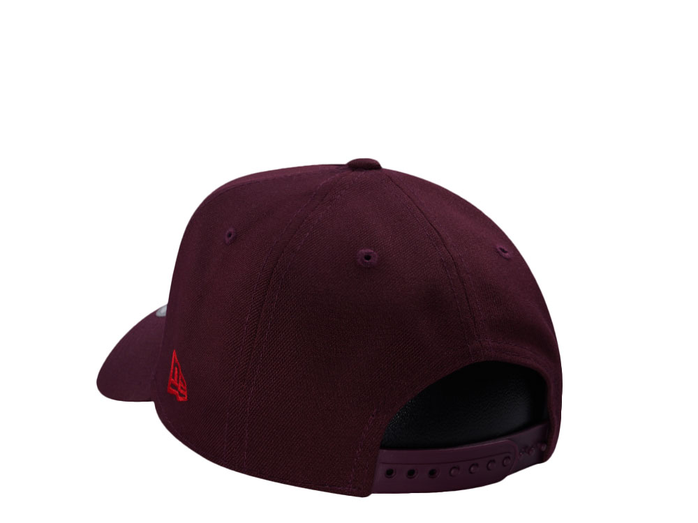 New Era Anaheim Angels 35th Anniversary Maroon Prime Edition 9Forty A Frame Snapback Cap