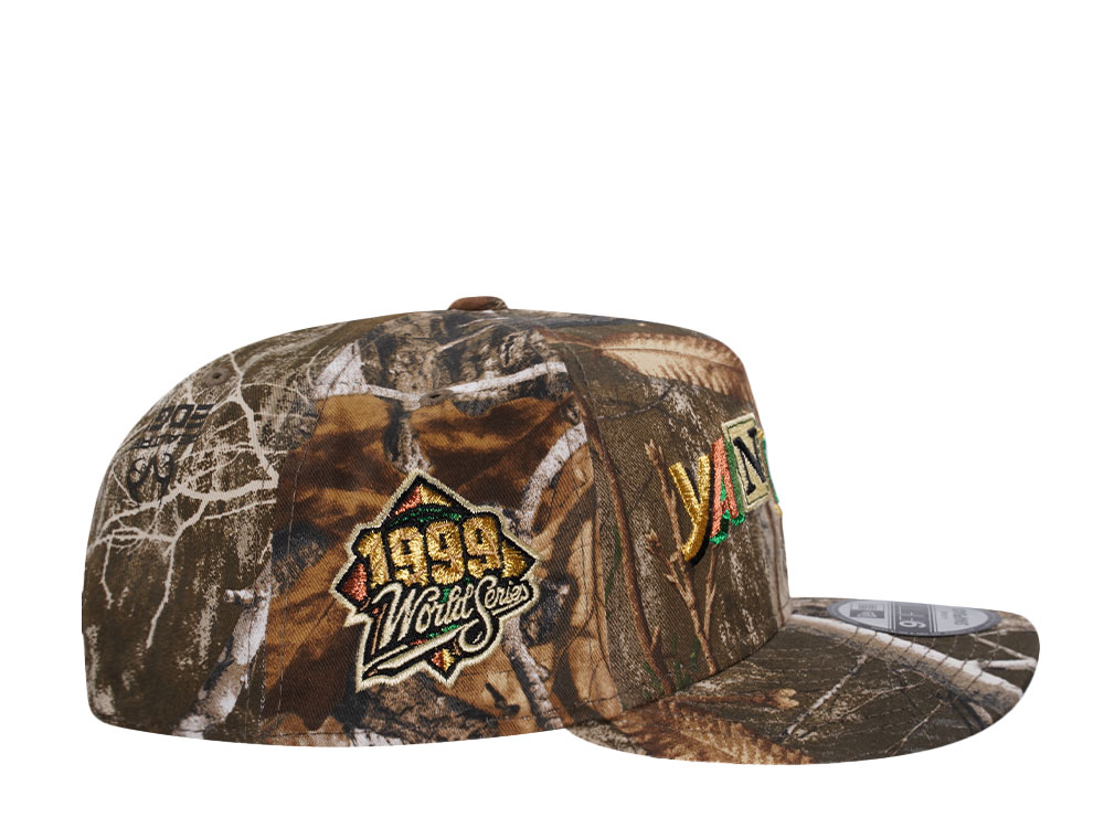 New Era New York Yankees World Series 1999 Real Tree Lettering Edition 9Fifty A Frame Snapback Cap