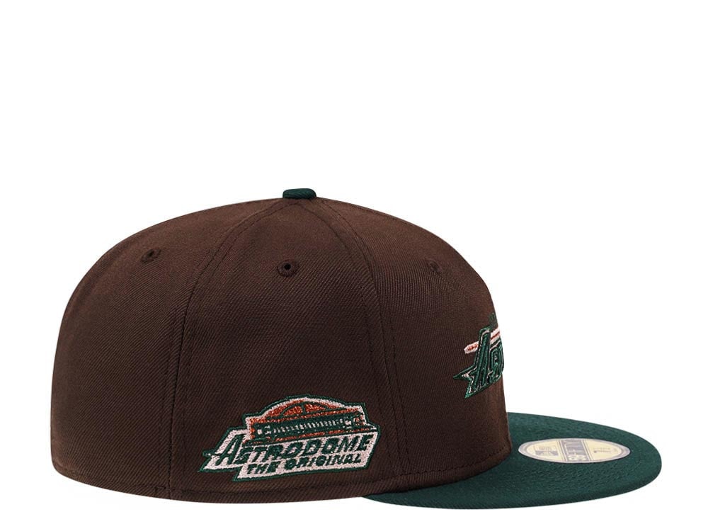 New Era Houston Astros Astrodome Forest Green Prime Edition 59Fifty Fitted Cap